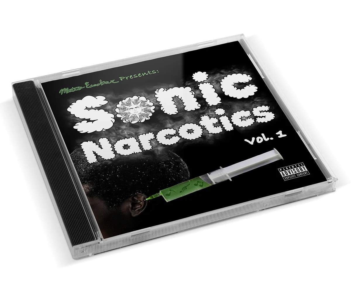 Sonic Narcotics Vol. 1 — album cover CD mockup