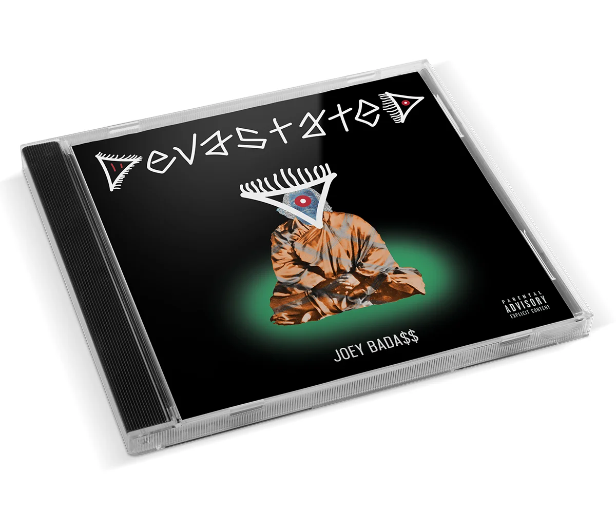 Devastated — album cover CD mockup
