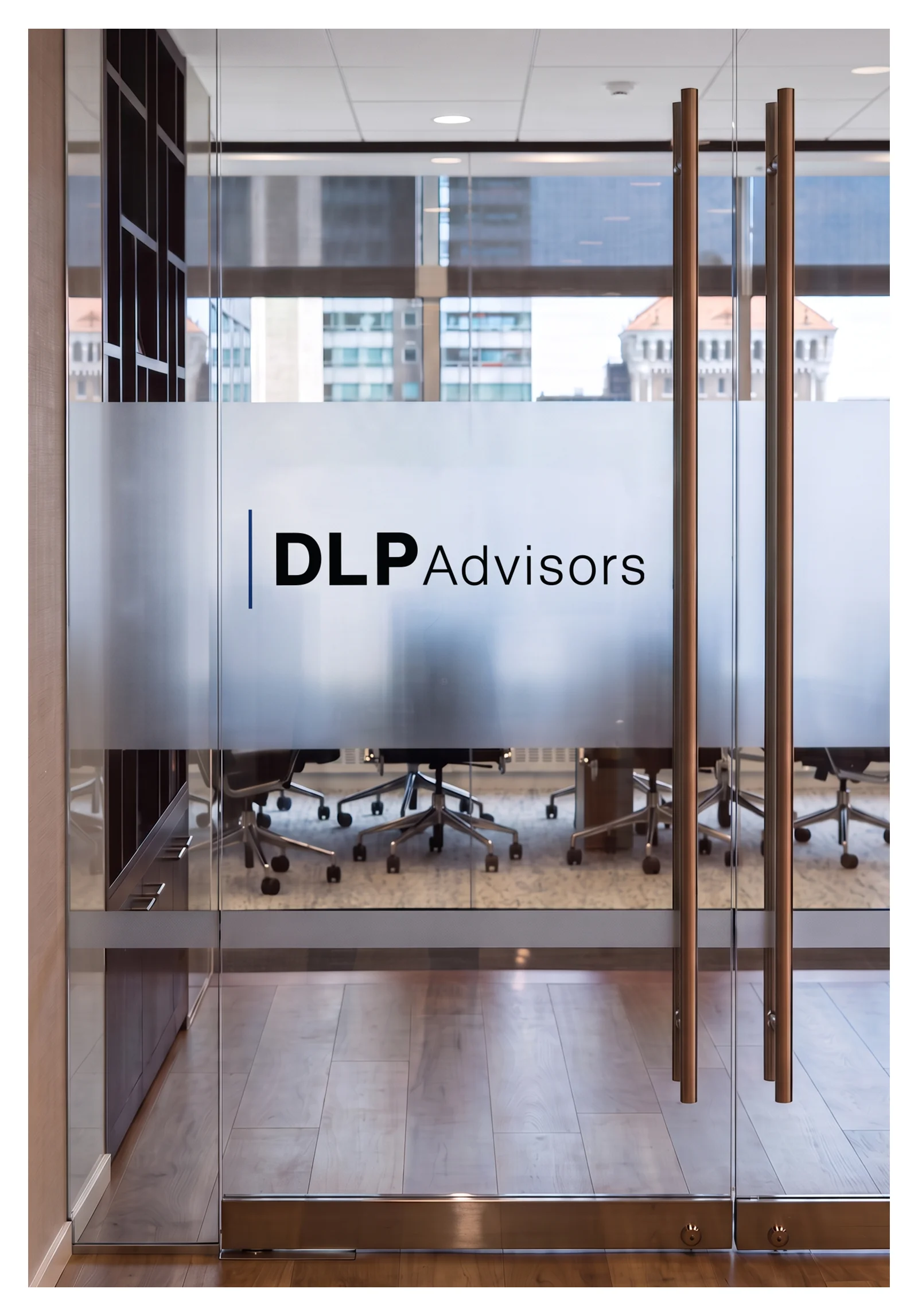 DLP Advisors — office door signage
