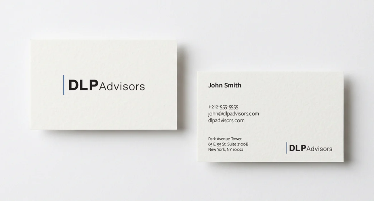 DLP Advisors — business cards