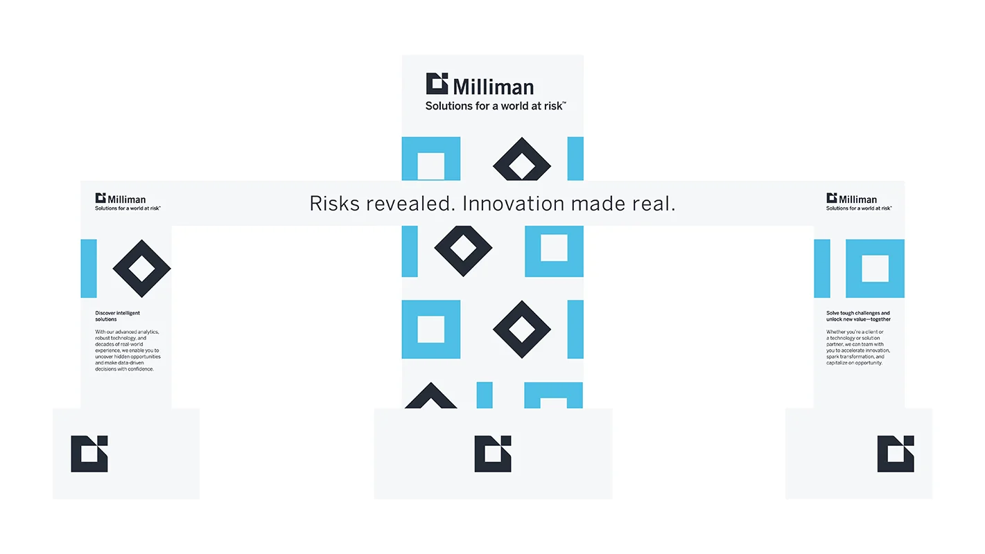 Milliman at InsureTech Connect — Vegas booth design
