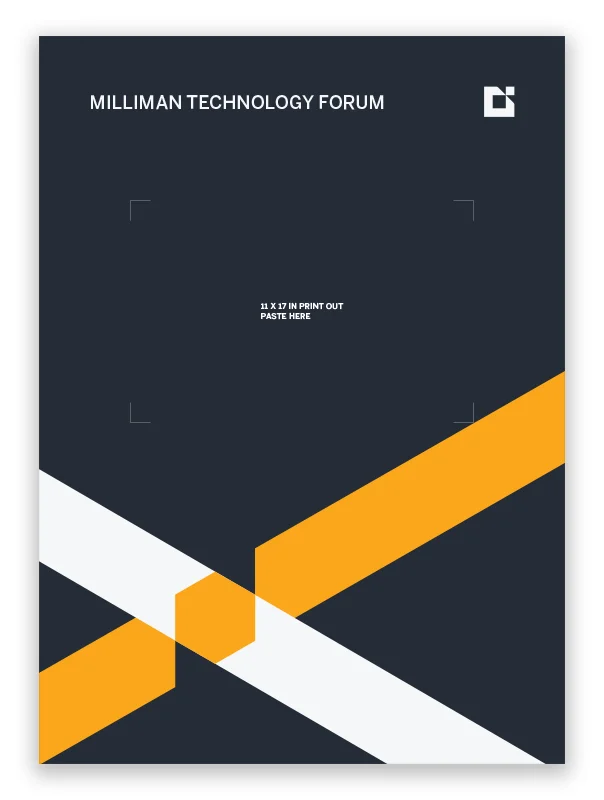 Milliman Technology Forum — poster frame