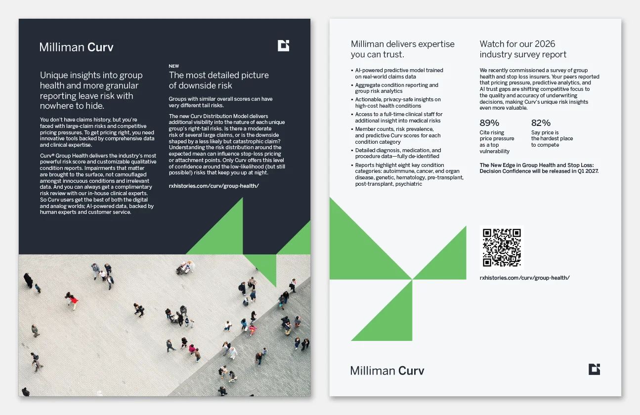 Milliman Curv brochure — Group Health risk insights