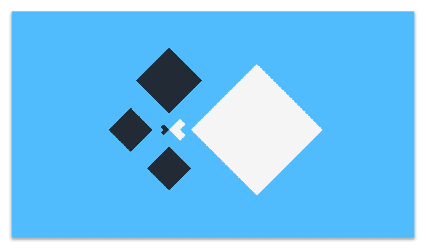 Milliman brand illustration — clustered diamonds on light blue