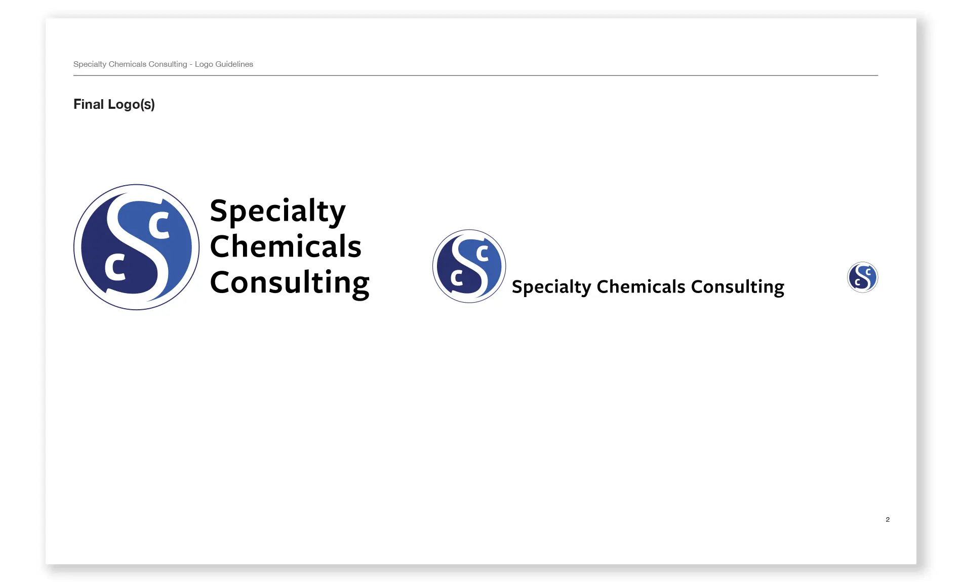 Specialty Chemicals Consulting — brand introduction