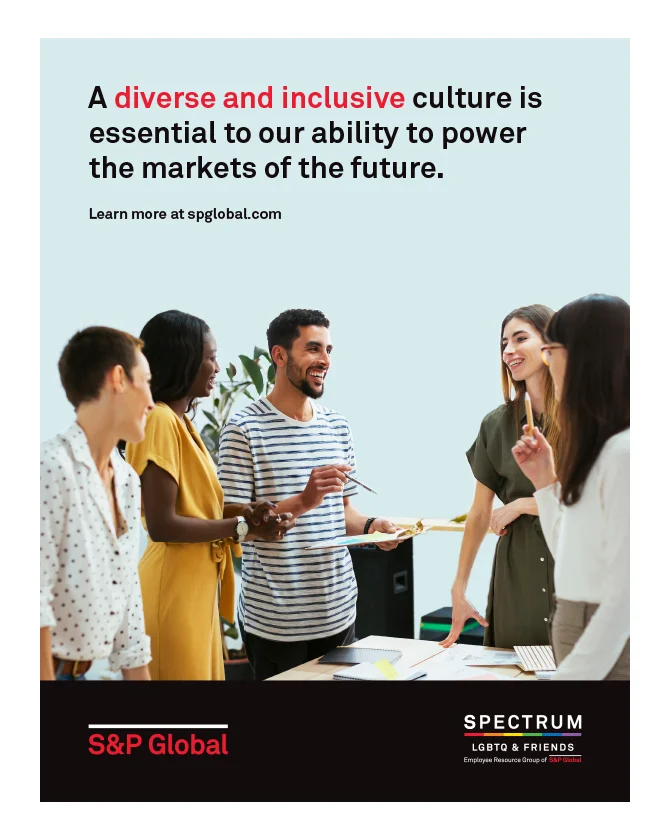 S&P Global — Spectrum LGBTQ & Friends diversity and inclusion ad